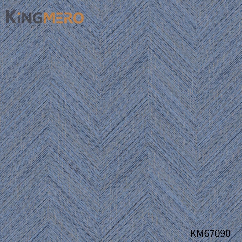 KINGMERO PVC Modern Geometric Bronzing Strippable Home 0.53*9.5M(±5%) wallpaper for bedroom wall Wallpaper SKU:KM67090