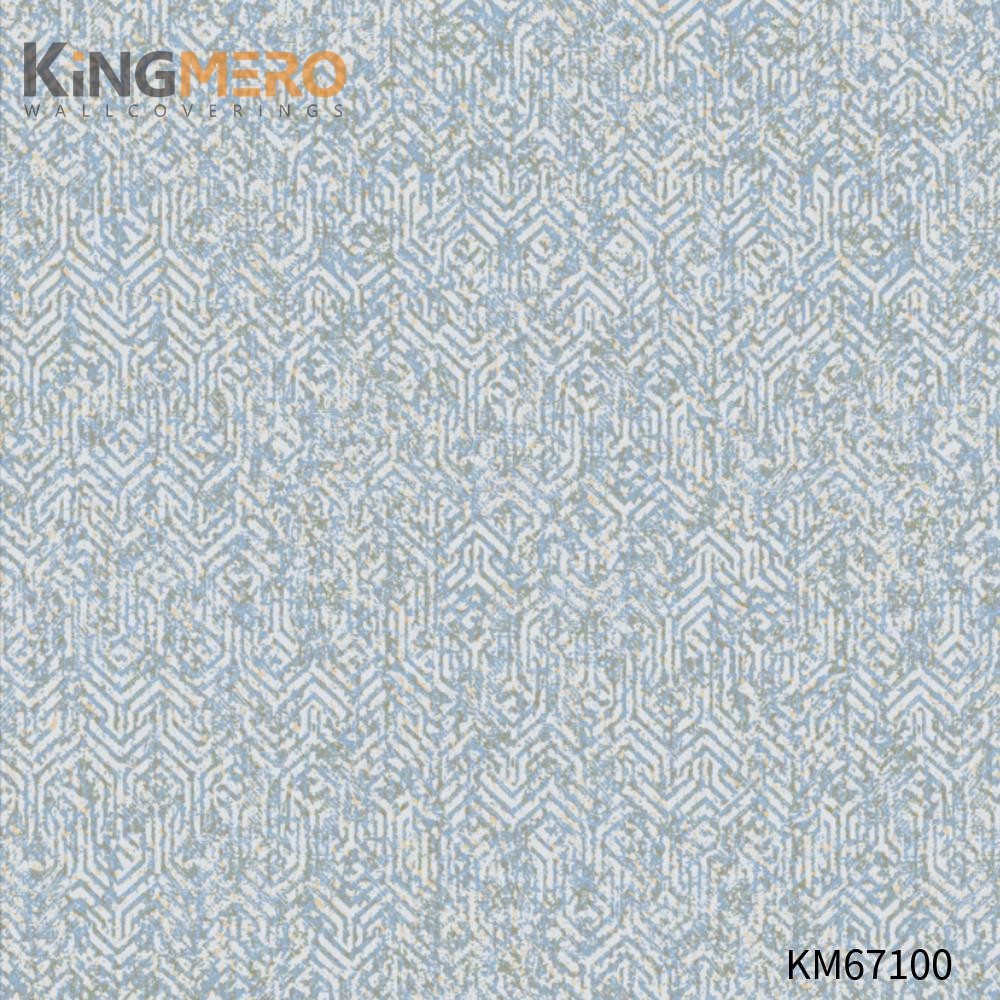 KINGMERO Strippable 0.53*9.5M(±5%) purchase wallpaper online Bronzing Modern Home PVC Geometric Wallpaper SKU:KM67100