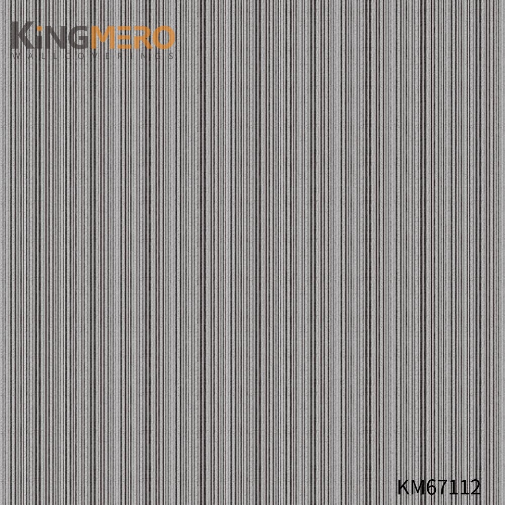 KINGMERO Strippable PVC Modern Home 0.53*9.5M(±5%) decorative wallpaper for home Geometric Bronzing Wallpaper SKU:KM67112