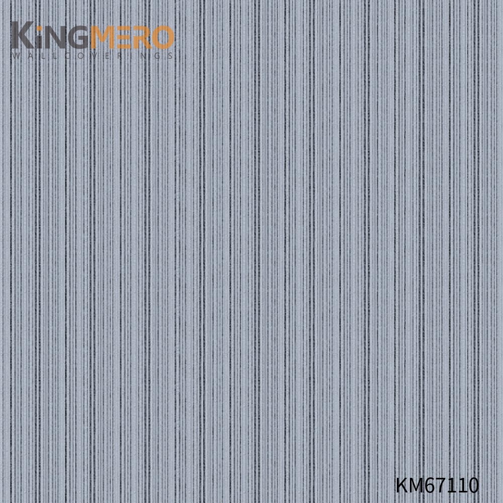 KINGMERO Modern Home 0.53*9.5M(±5%) wallpaper retail stores Strippable PVC Geometric Bronzing Wallpaper SKU:KM67110