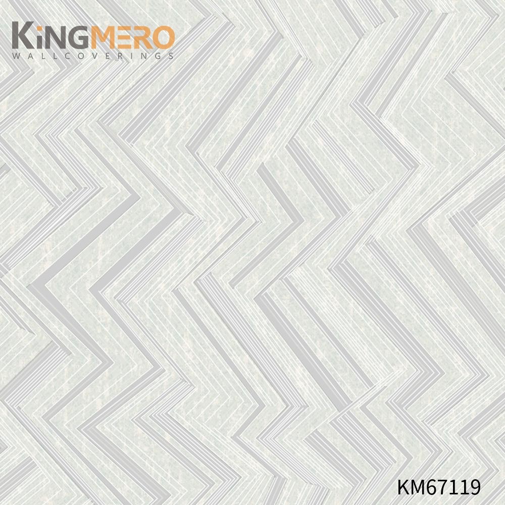 KINGMERO quality wallpaper for home Strippable Geometric Bronzing Modern Home 0.53*9.5M(±5%) PVC Wallpaper SKU:KM67119