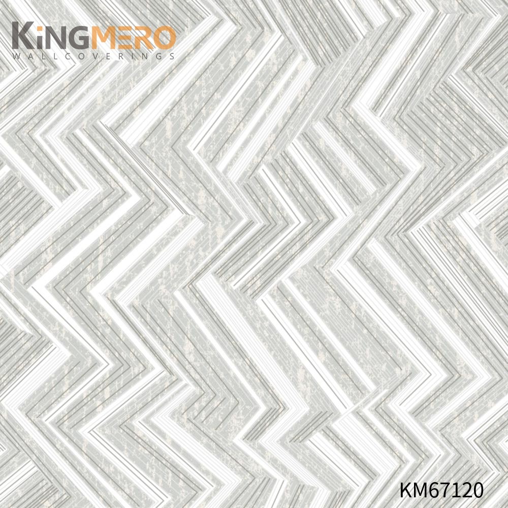 KINGMERO wallpaper bedroom walls Strippable Geometric Bronzing Modern Home 0.53*9.5M(±5%) PVC Wallpaper SKU:KM67120