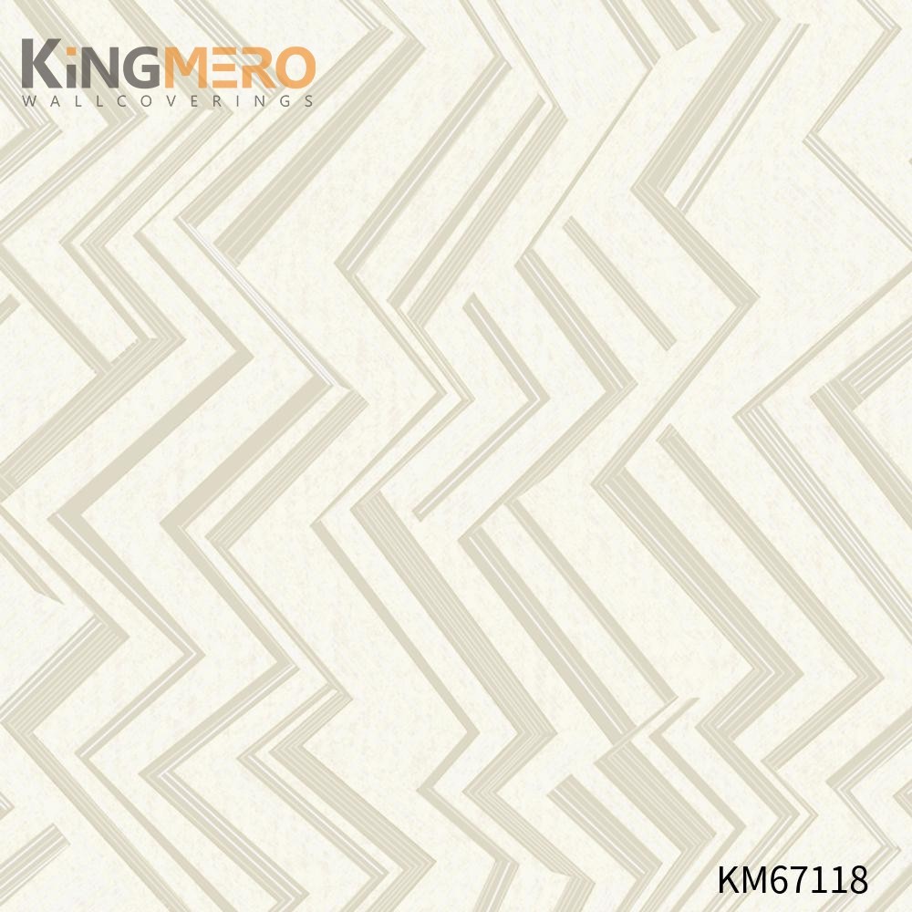 KINGMERO Strippable Geometric PVC Bronzing Modern Home 0.53*9.5M(±5%) wallpaper design for house Wallpaper SKU:KM67118