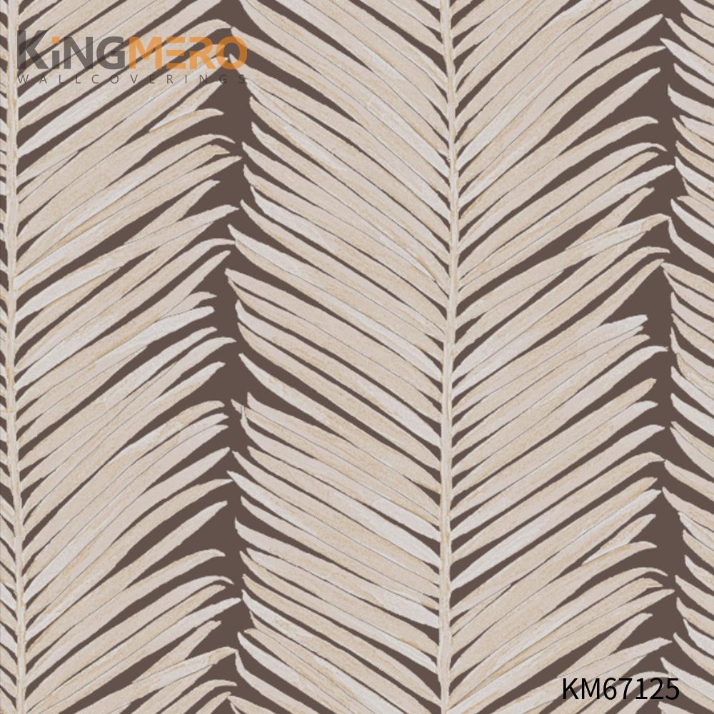 KINGMERO cheap wallpaper for home Strippable Geometric Bronzing Modern Home 0.53*9.5M(±5%) PVC Wallpaper SKU:KM67125