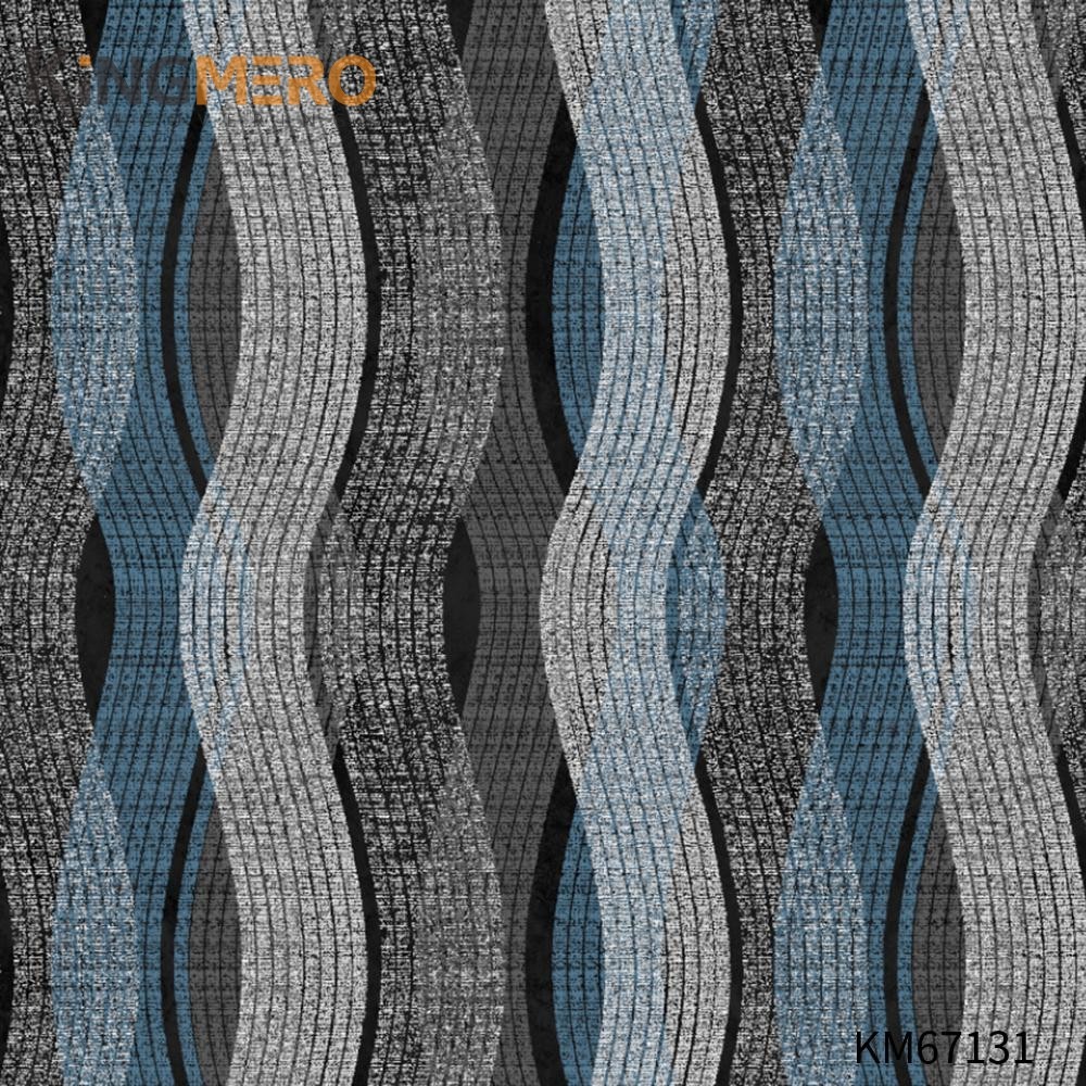 KINGMERO designing wallpaper patterns Strippable Geometric Bronzing Modern Home 0.53*9.5M(±5%) PVC Wallpaper SKU:KM67131