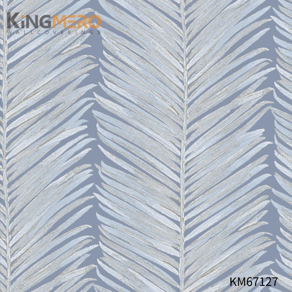 KINGMERO wallpaper in homes Strippable Geometric Bronzing Modern Home 0.53*9.5M(±5%) PVC Wallpaper SKU:KM67127
