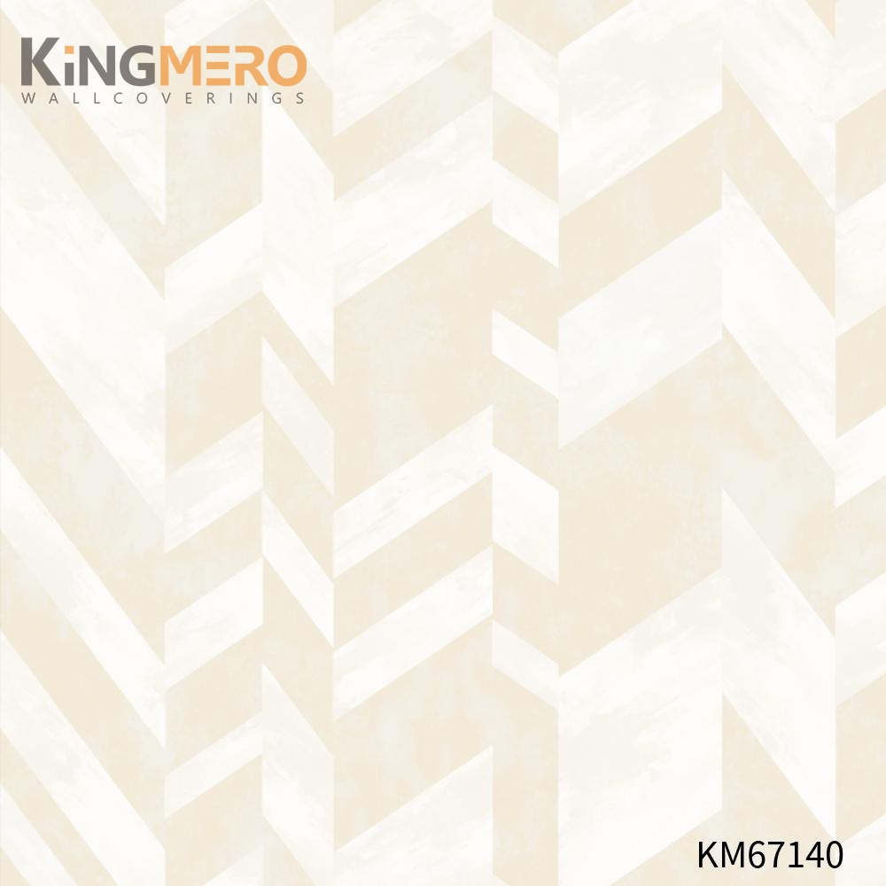 KINGMERO design wallpaper online Strippable Geometric Bronzing Modern Home 0.53*9.5M(±5%) PVC Wallpaper SKU:KM67140