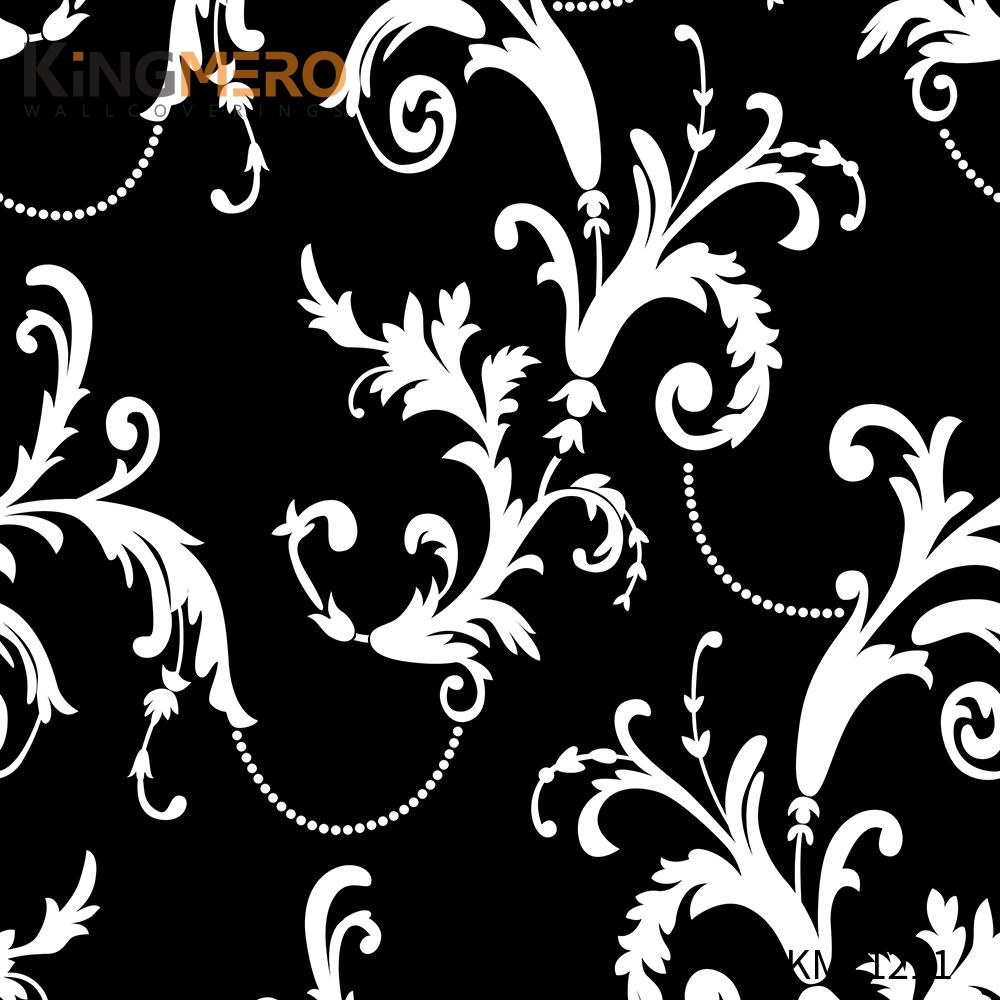 KINGMERO Scrubbable PVC Geometric Bronzing Hallways 0.53*9.5M(±5%) where to buy wallpaper borders Classic Wallpaper SKU:KM71211