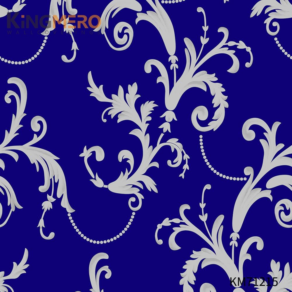 KINGMERO Scrubbable PVC Geometric Classic Hallways 0.53*9.5M(±5%) wallpaper in home decor Bronzing Wallpaper SKU:KM71215