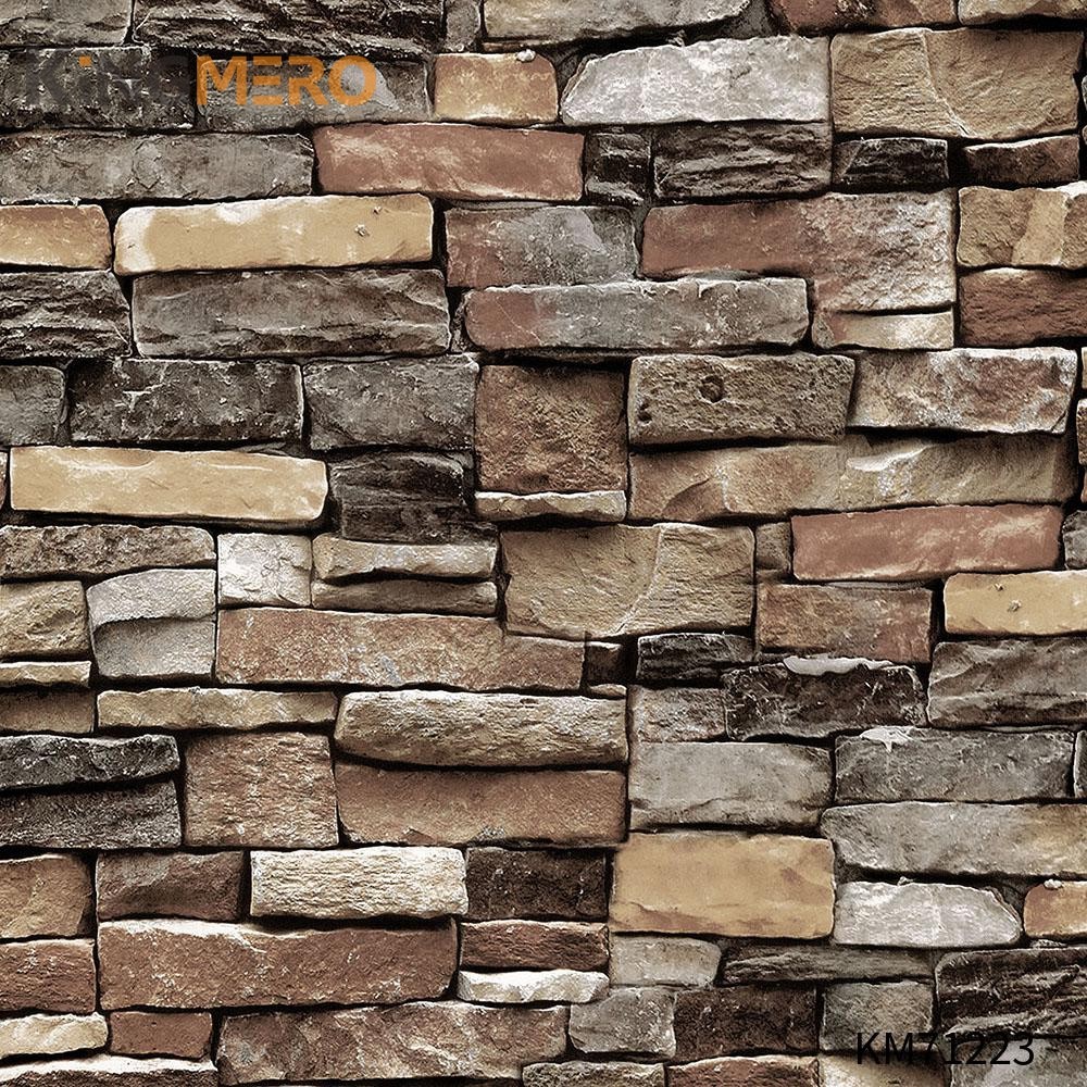 KINGMERO room decoration wallpaper Scrubbable Geometric Bronzing Classic Hallways 0.53*9.5M(±5%) PVC Wallpaper SKU:KM71223