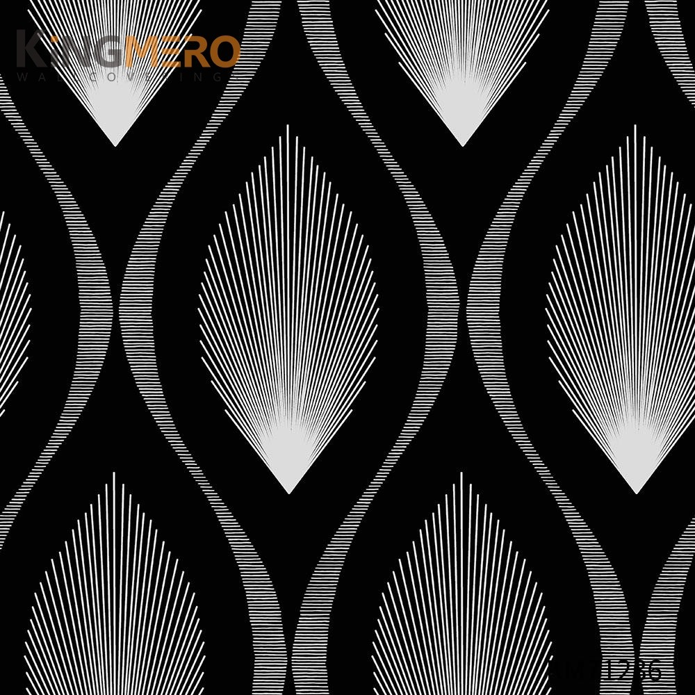 KINGMERO where can i get wallpaper Scrubbable Geometric Bronzing Classic Hallways 0.53*9.5M(±5%) PVC Wallpaper SKU:KM71236