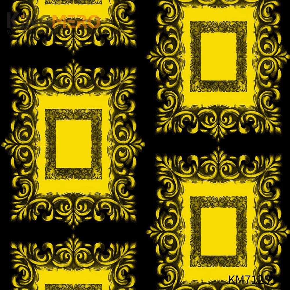 KINGMERO home wallpaper ideas Scrubbable Geometric Bronzing Classic Hallways 0.53*9.5M(±5%) PVC Wallpaper SKU:KM71255
