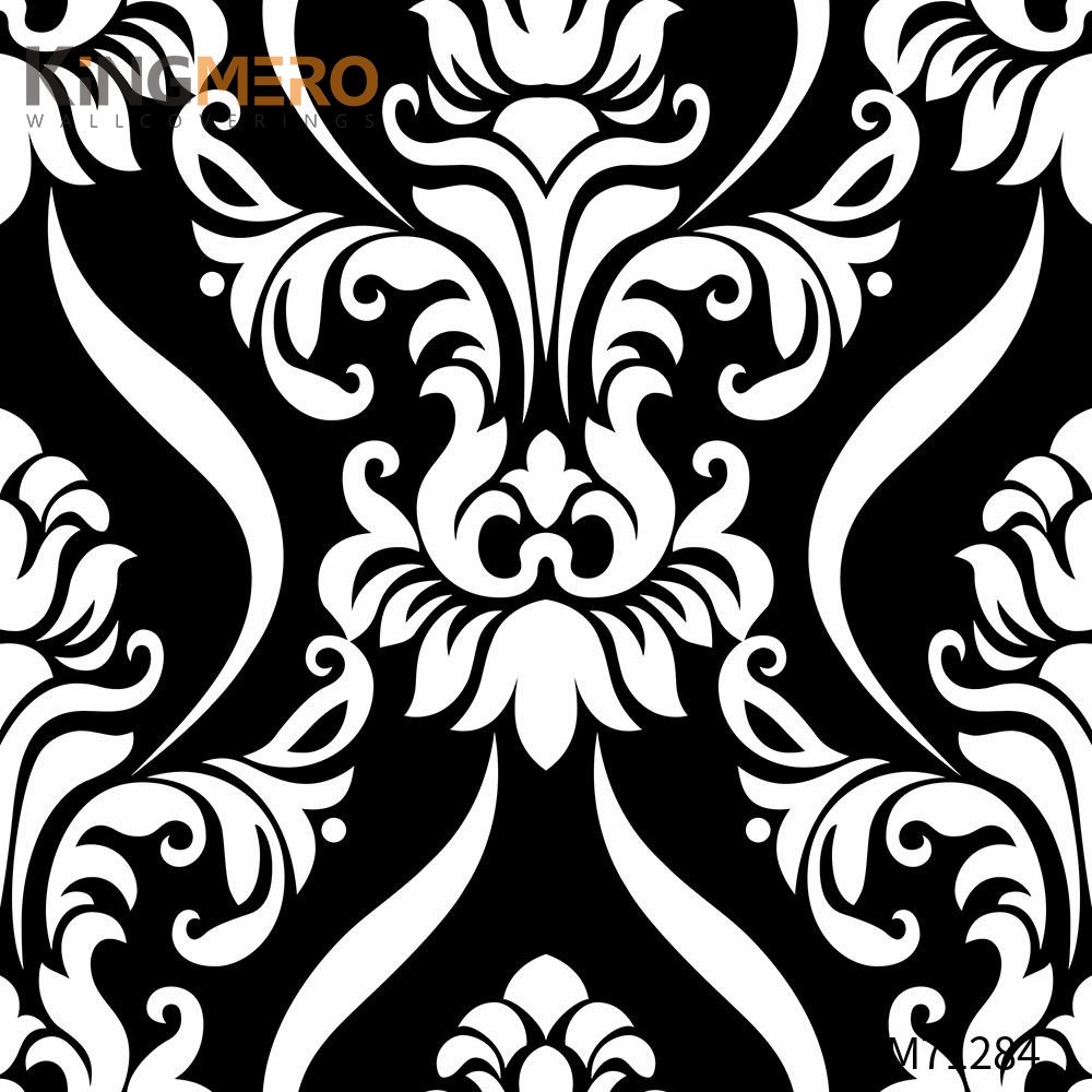 KINGMERO wallpaper of design Scrubbable Geometric Bronzing Classic Hallways 0.53*9.5M(±5%) PVC Wallpaper SKU:KM71284