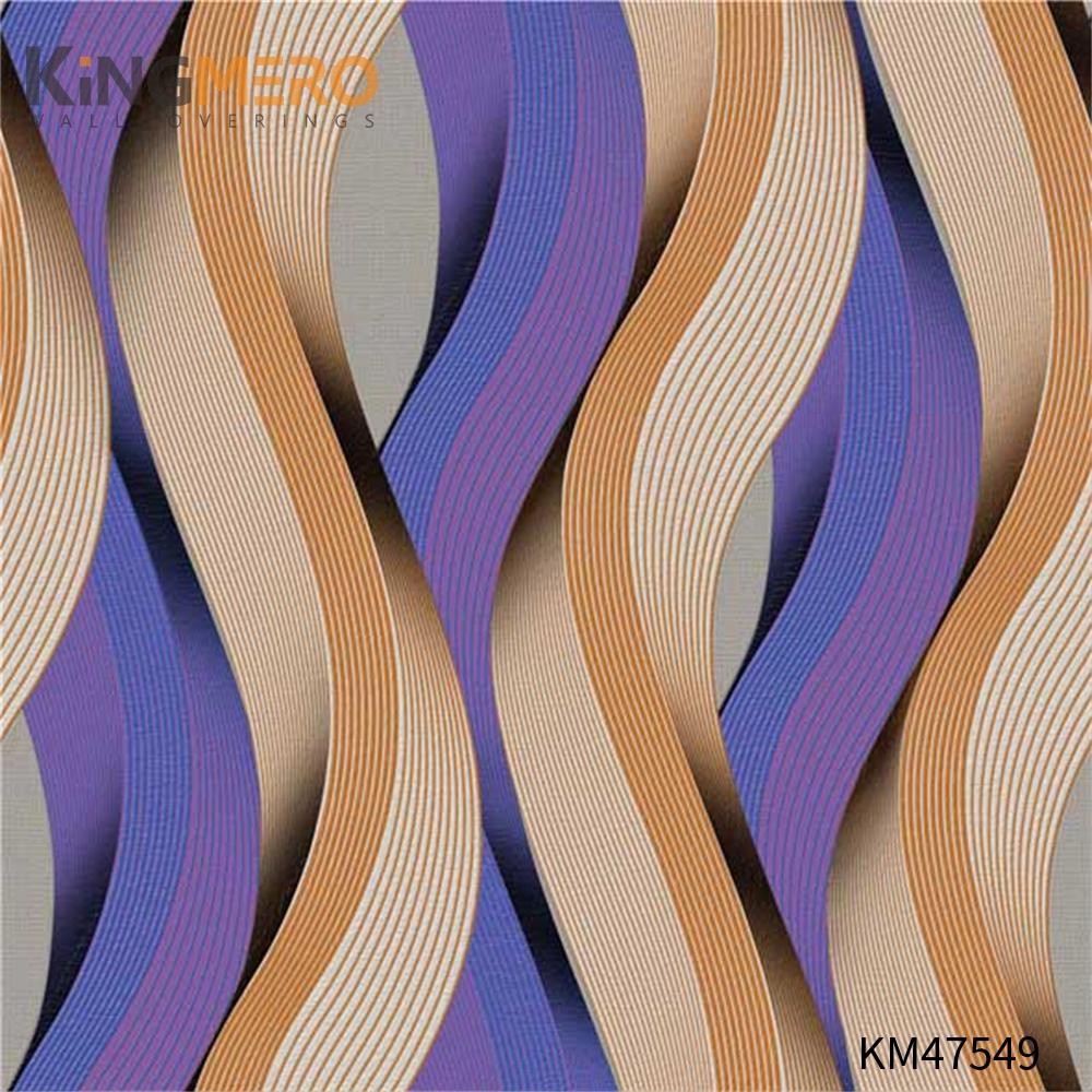 KINGMERO PVC Best Selling Flowers kitchen wallpaper Pastoral Children Room 0.53*9.5M(±5%) Bronzing Wallpaper SKU:KM47549