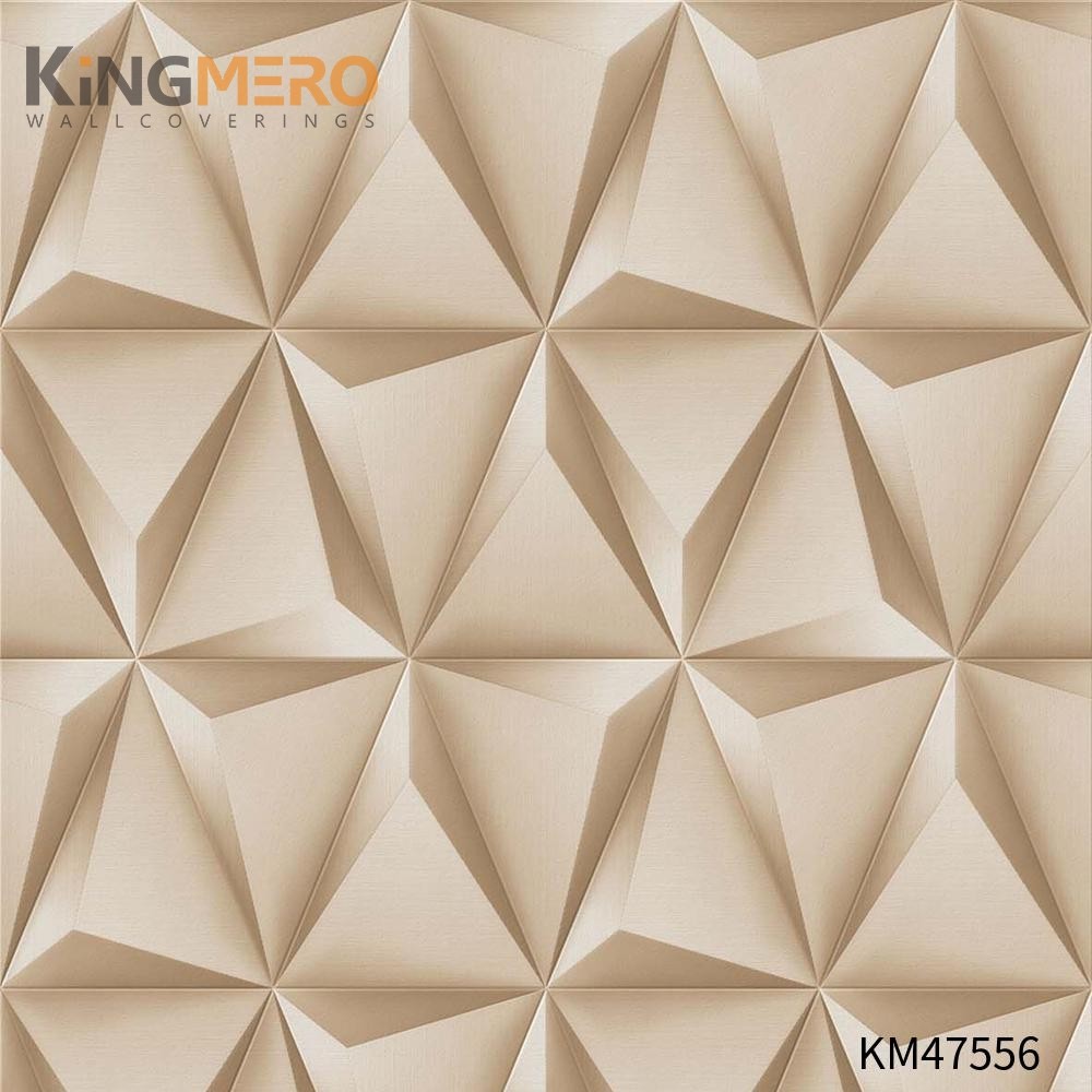 KINGMERO PVC Best Selling Flowers 0.53*9.5M(±5%) Pastoral Children Room Bronzing wall wallpaper Wallpaper SKU:KM47556