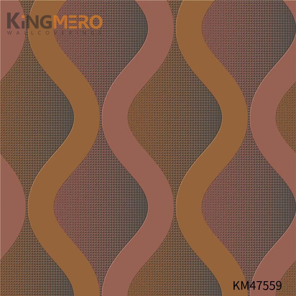 KINGMERO Children Room Best Selling Flowers Bronzing Pastoral PVC 0.53*9.5M(±5%) vintage wallpaper Wallpaper SKU:KM47559