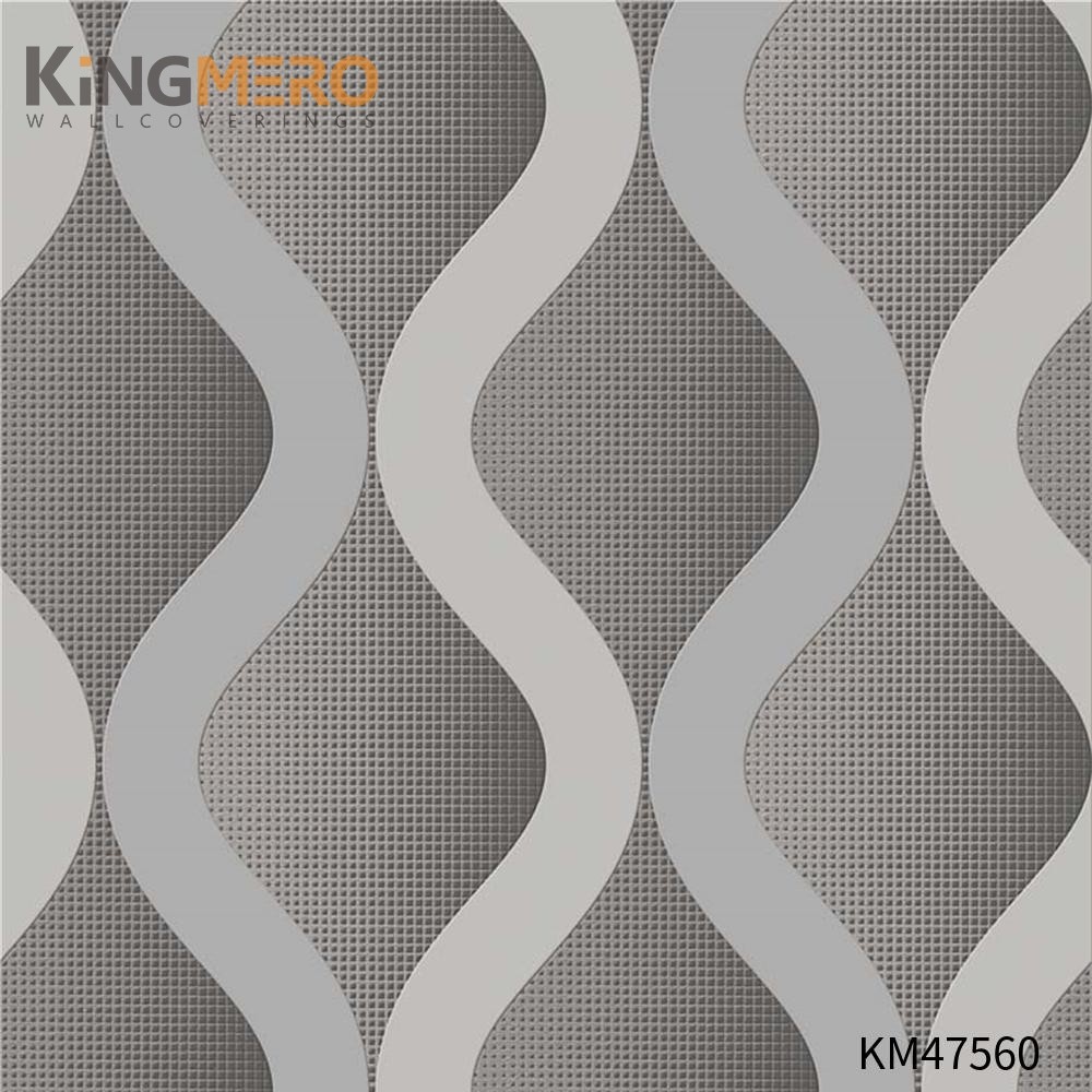 KINGMERO PVC Children Room Flowers Bronzing Pastoral Best Selling 0.53*9.5M(±5%) room wallpaper Wallpaper SKU:KM47560