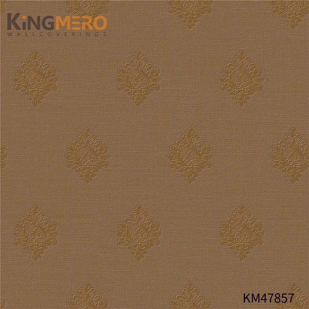 KINGMERO wallpaper of rooms decoration Best Selling Flowers Bronzing Pastoral Children Room 0.53*9.5M(±5%) PVC Wallpaper SKU:KM47857