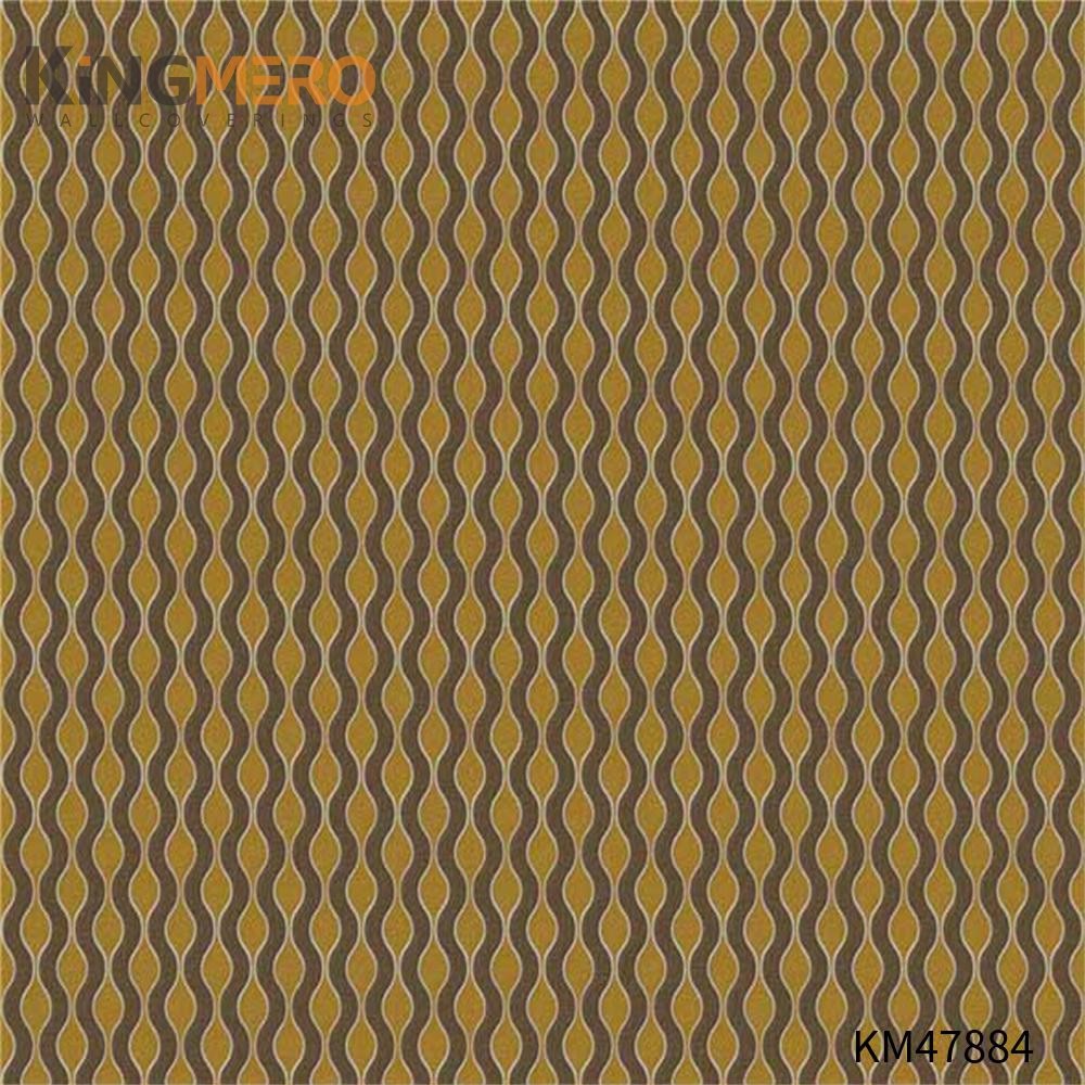 KINGMERO wall papers for walls Best Selling Flowers Bronzing Pastoral Children Room 0.53*9.5M(±5%) PVC Wallpaper SKU:KM47884