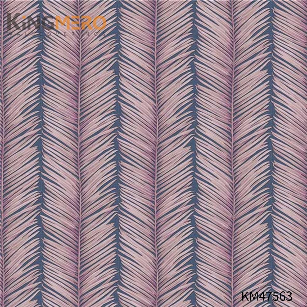 KINGMERO PVC Best Selling Flowers Bronzing Children Room Pastoral 0.53*9.5M(±5%) wallpaper ideas Wallpaper SKU:KM47563