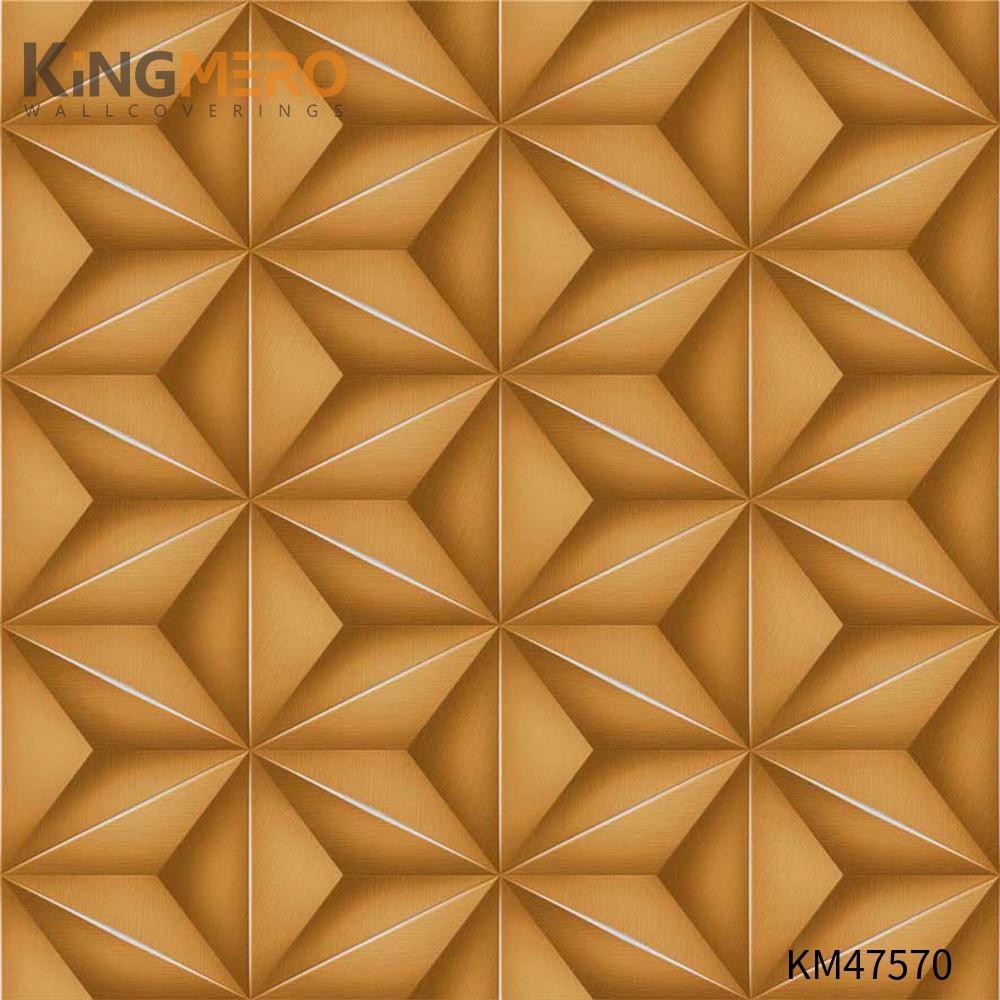 KINGMERO PVC Best Selling Bronzing Flowers Pastoral Children Room 0.53*9.5M(±5%) buy wallpaper online Wallpaper SKU:KM47570
