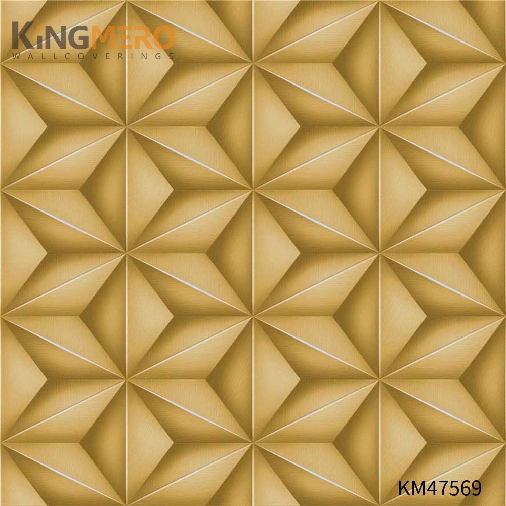 KINGMERO PVC Bronzing Flowers Best Selling Pastoral Children Room 0.53*9.5M(±5%) wallpaper sale Wallpaper SKU:KM47569