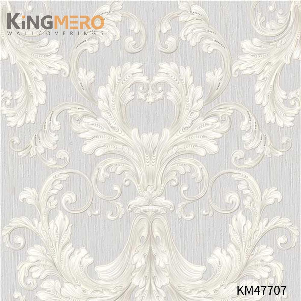KINGMERO wallpaper & borders Best Selling Flowers Bronzing Pastoral Children Room 0.53*9.5M(±5%) PVC Wallpaper SKU:KM47707