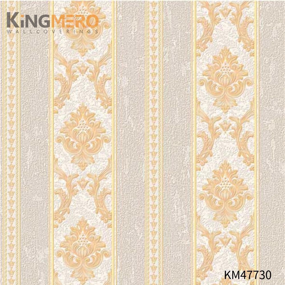 KINGMERO modern house wallpaper Best Selling Flowers Bronzing Pastoral Children Room 0.53*9.5M(±5%) PVC Wallpaper SKU:KM47730