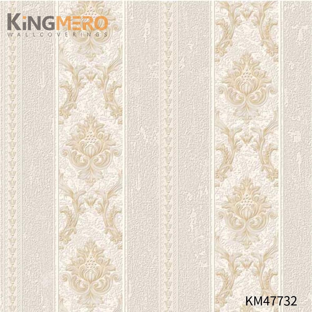 KINGMERO wallpaper decoration for bedroom Best Selling Flowers Bronzing Pastoral Children Room 0.53*9.5M(±5%) PVC Wallpaper SKU:KM47732