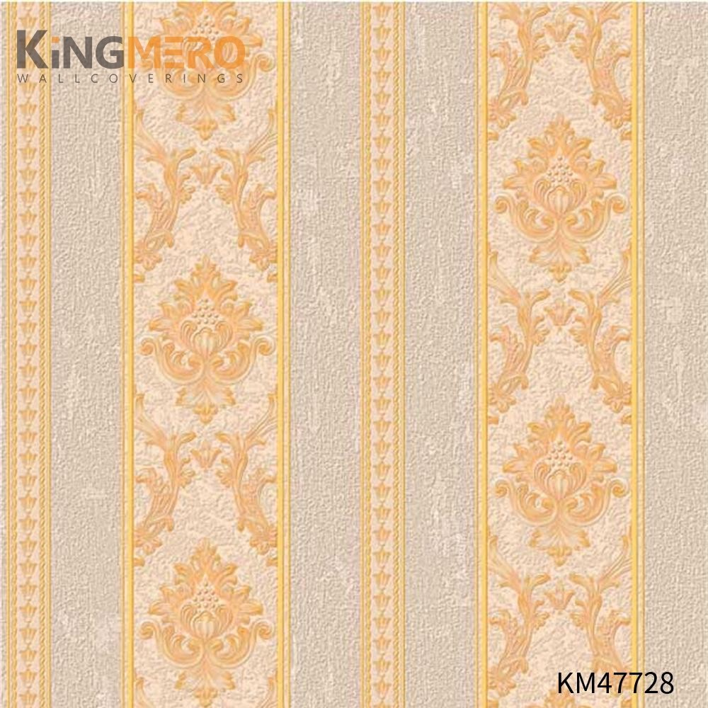 KINGMERO decorative wallpaper for home Best Selling Flowers Bronzing Pastoral Children Room 0.53*9.5M(±5%) PVC Wallpaper SKU:KM47728