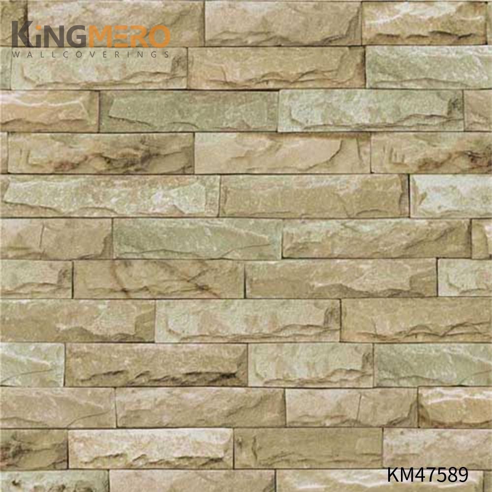 KINGMERO Bronzing Pastoral Children Room 0.53*9.5M(±5%) modern wallpaper designs Flowers Best Selling PVC Wallpaper SKU:KM47589