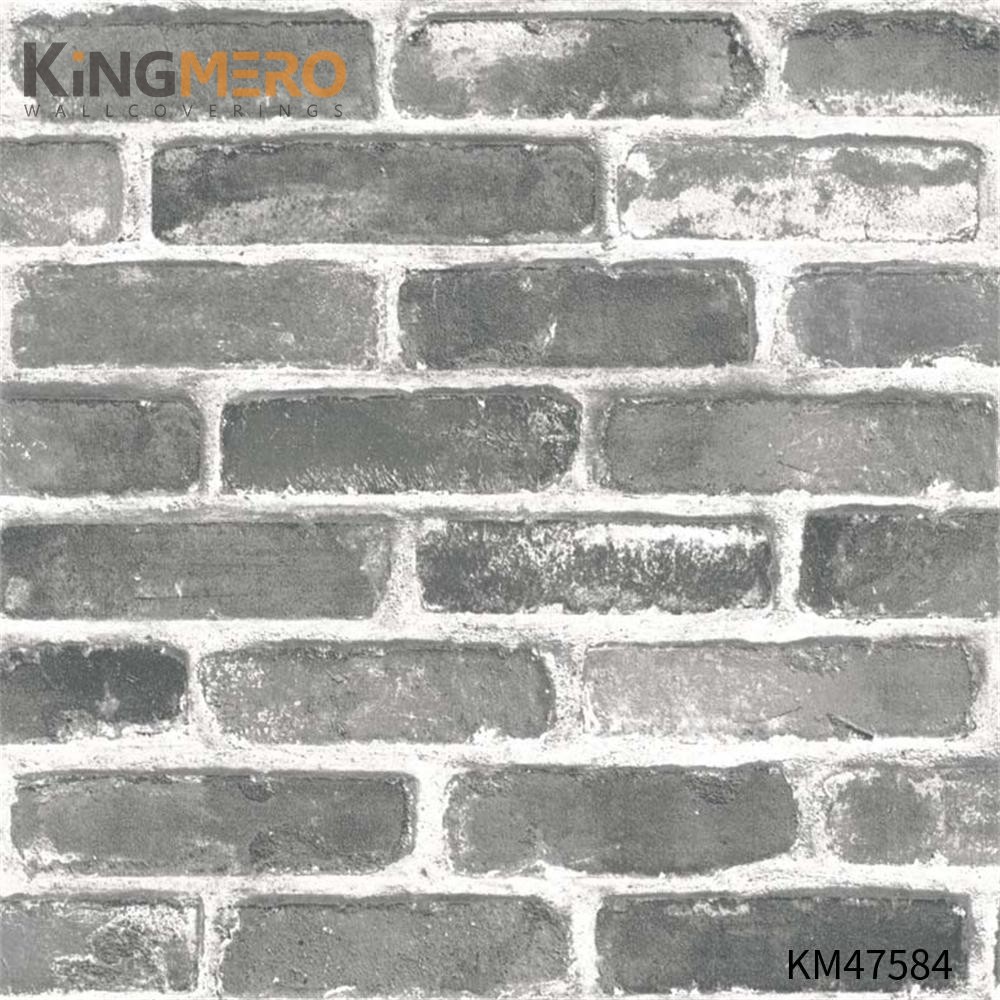 KINGMERO Best Selling PVC Flowers Bronzing Children Room 0.53*9.5M(±5%) wallpaper decor Pastoral Wallpaper SKU:KM47584