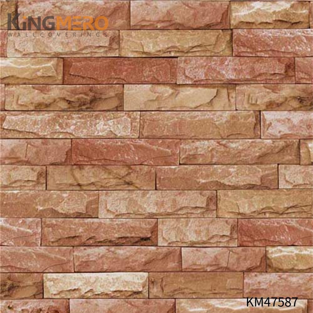 KINGMERO Best Selling PVC Pastoral Children Room 0.53*9.5M(±5%) latest wallpaper Flowers Bronzing Wallpaper SKU:KM47587