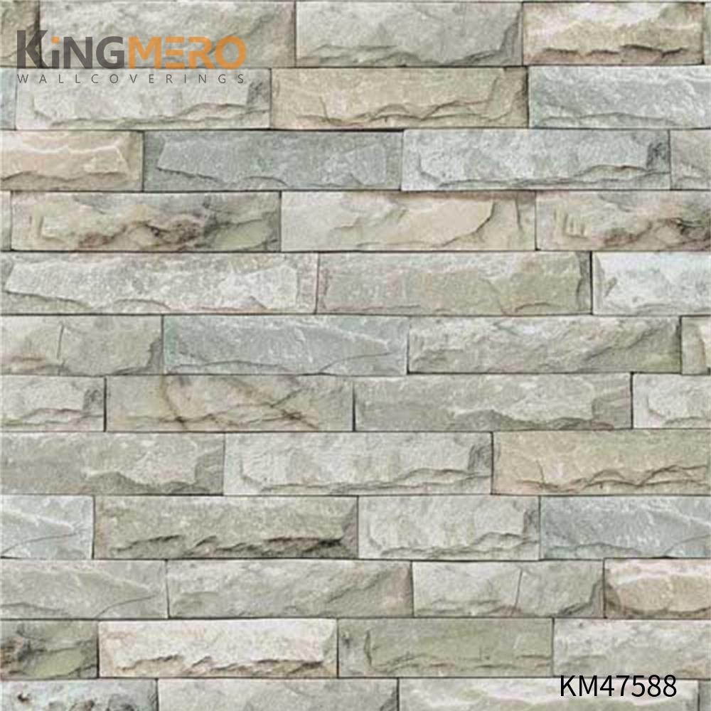 KINGMERO Best Selling PVC Flowers Pastoral Children Room 0.53*9.5M(±5%) wallpaper home decor Bronzing Wallpaper SKU:KM47588