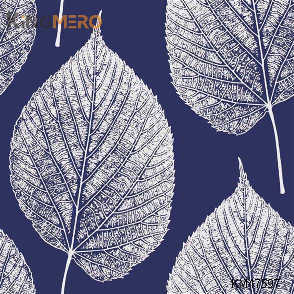 KINGMERO wall covering Best Selling Flowers Bronzing Pastoral Children Room 0.53*9.5M(±5%) PVC Wallpaper SKU:KM47597