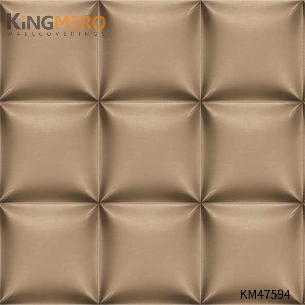 KINGMERO wallpaper for homes Best Selling Flowers Bronzing Pastoral Children Room 0.53*9.5M(±5%) PVC Wallpaper SKU:KM47594