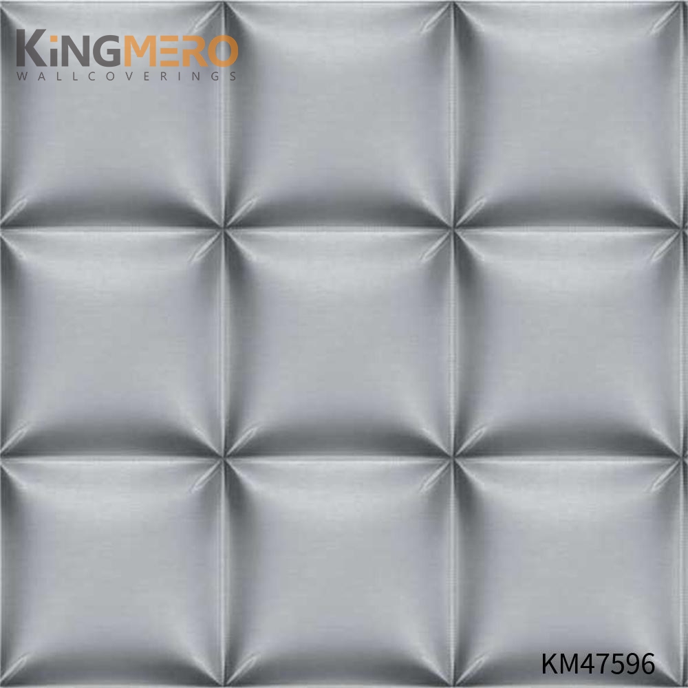 KINGMERO wallcoverings Best Selling Flowers Bronzing Pastoral Children Room 0.53*9.5M(±5%) PVC Wallpaper SKU:KM47596