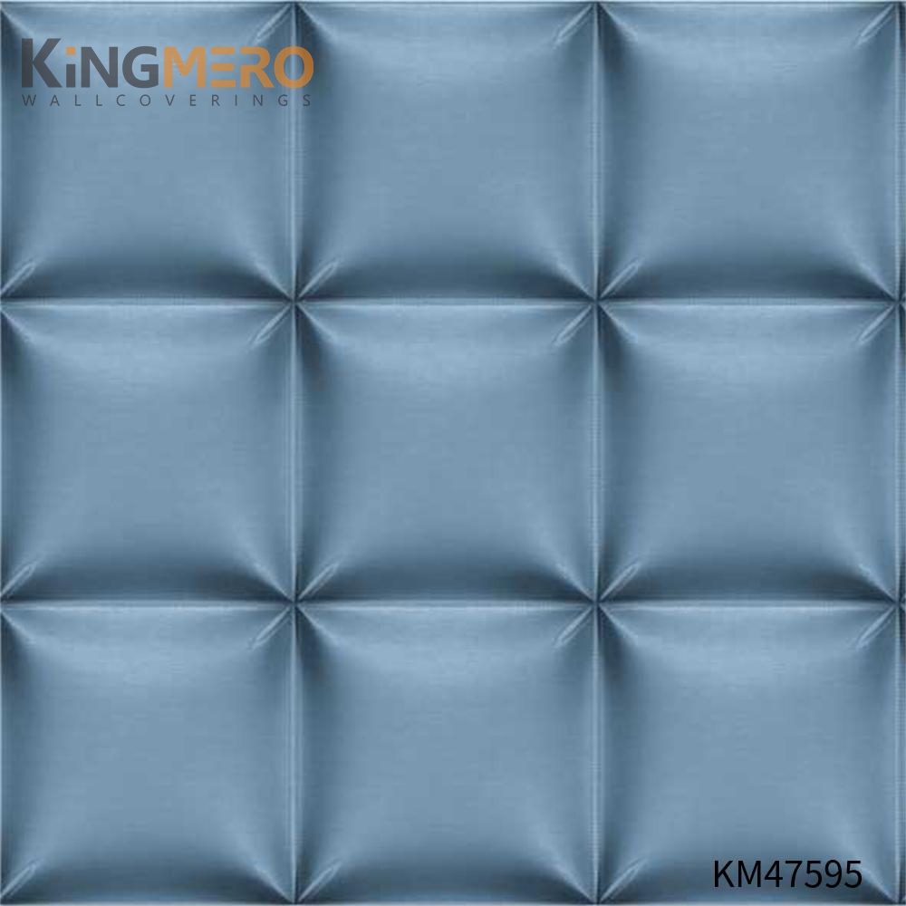 KINGMERO bedroom wallpaper designs Best Selling Flowers Bronzing Pastoral Children Room 0.53*9.5M(±5%) PVC Wallpaper SKU:KM47595