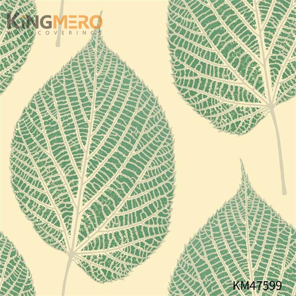 KINGMERO bedroom wallpapers Best Selling Flowers Bronzing Pastoral Children Room 0.53*9.5M(±5%) PVC Wallpaper SKU:KM47599