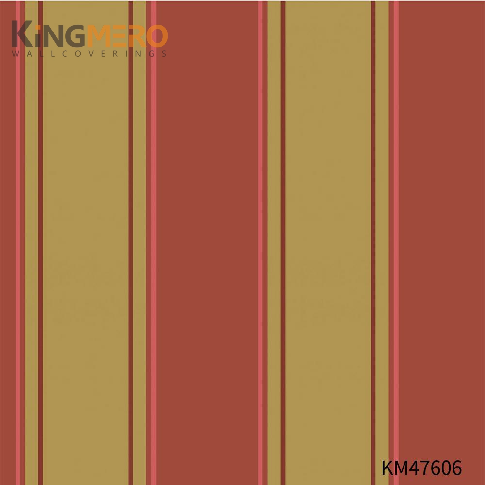 KINGMERO wallpaper for bedroom Best Selling Flowers Bronzing Pastoral Children Room 0.53*9.5M(±5%) PVC Wallpaper SKU:KM47606