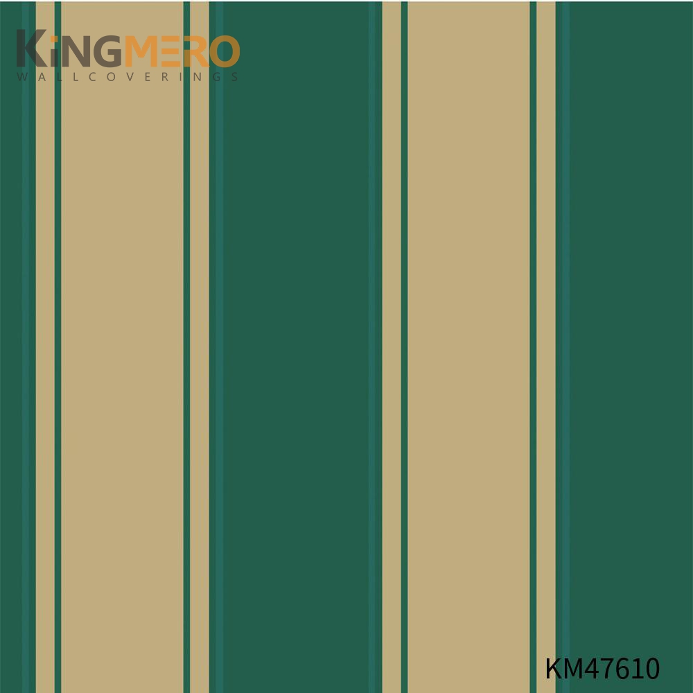 KINGMERO wallpaper price Best Selling Flowers Bronzing Pastoral Children Room 0.53*9.5M(±5%) PVC Wallpaper SKU:KM47610