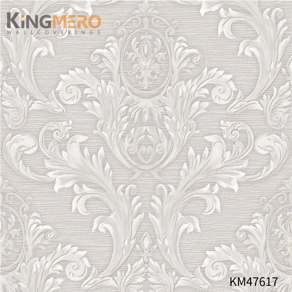 KINGMERO wall decor wallpaper Best Selling Flowers Bronzing Pastoral Children Room 0.53*9.5M(±5%) PVC Wallpaper SKU:KM47617
