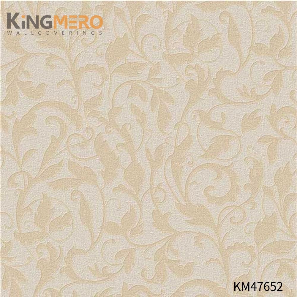 KINGMERO home design wallpaper Best Selling Flowers Bronzing Pastoral Children Room 0.53*9.5M(±5%) PVC Wallpaper SKU:KM47652