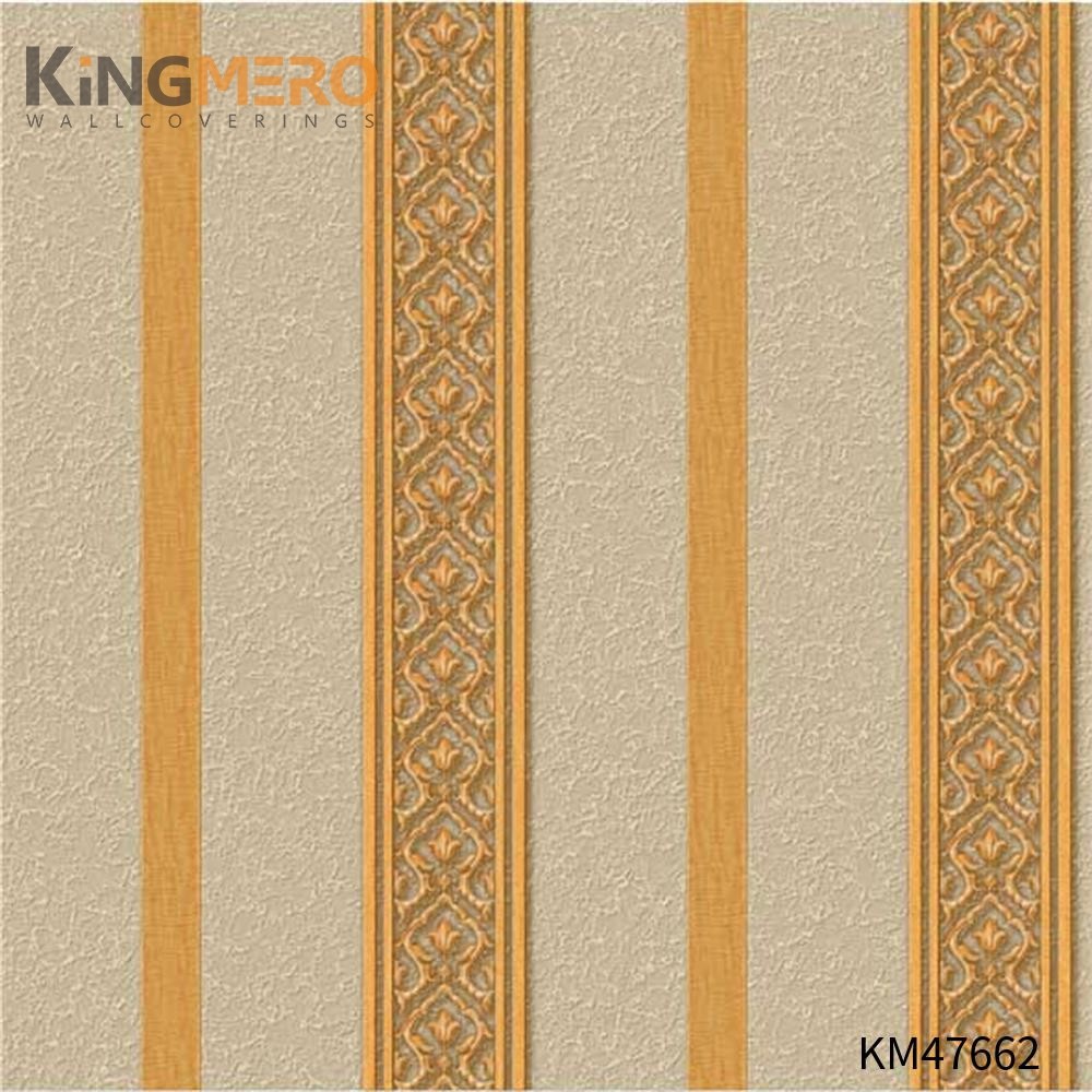 KINGMERO wallpaper design home Best Selling Flowers Bronzing Pastoral Children Room 0.53*9.5M(±5%) PVC Wallpaper SKU:KM47662
