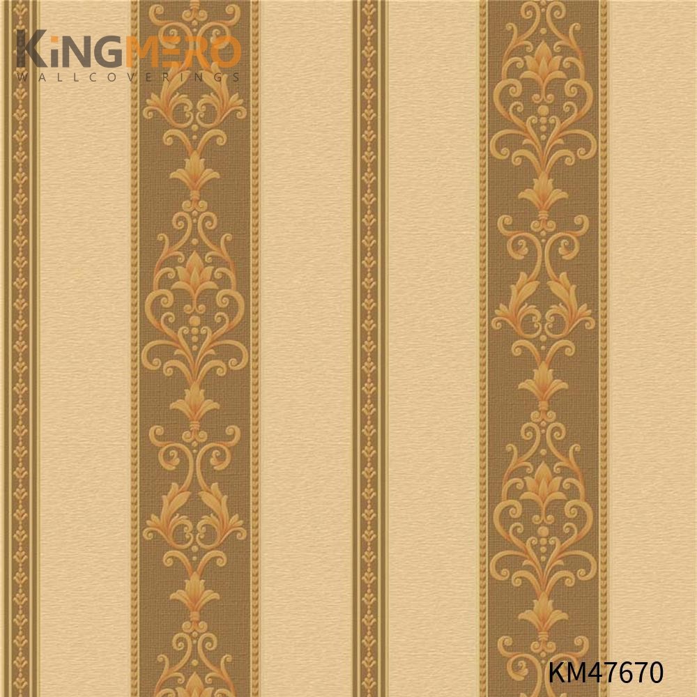 KINGMERO image wallpaper Best Selling Flowers Bronzing Pastoral Children Room 0.53*9.5M(±5%) PVC Wallpaper SKU:KM47670