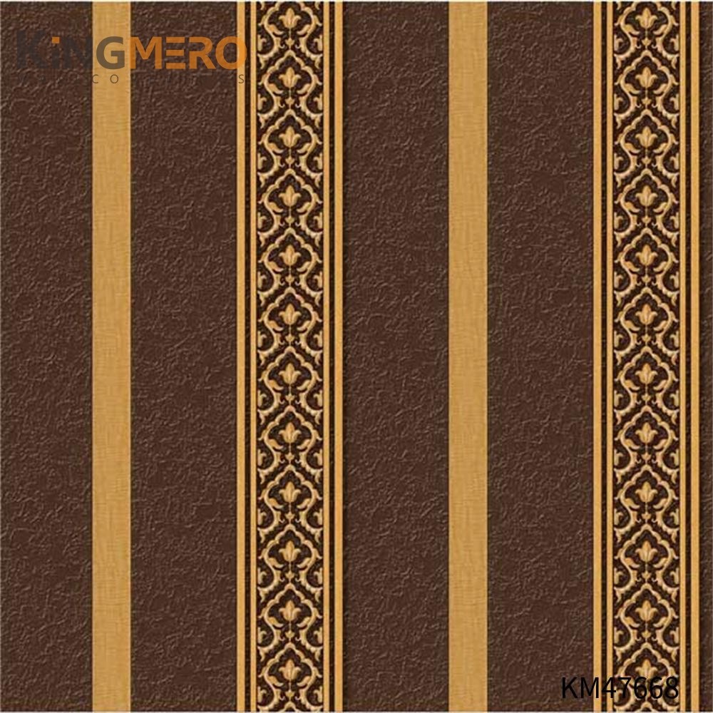 KINGMERO wallpaper wallcovering Best Selling Flowers Bronzing Pastoral Children Room 0.53*9.5M(±5%) PVC Wallpaper SKU:KM47668