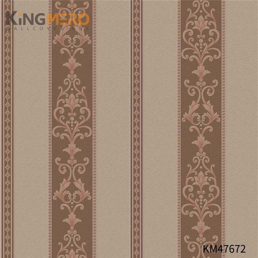 KINGMERO purchase wallpaper Best Selling Flowers Bronzing Pastoral Children Room 0.53*9.5M(±5%) PVC Wallpaper SKU:KM47672