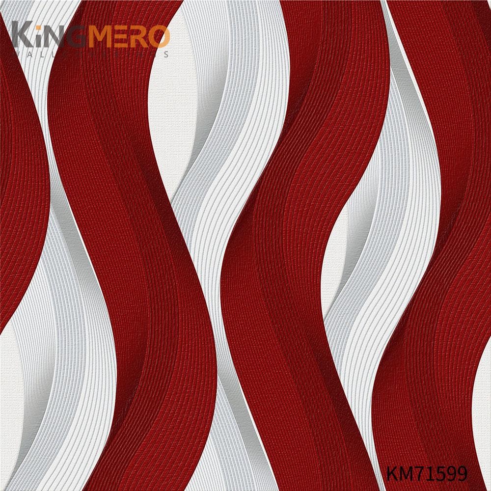 KINGMERO PVC 0.53*9.5M(±5%) Flowers Deep Embossed European Photo studio Durable high quality wallpapers Wallpaper SKU:KM71599