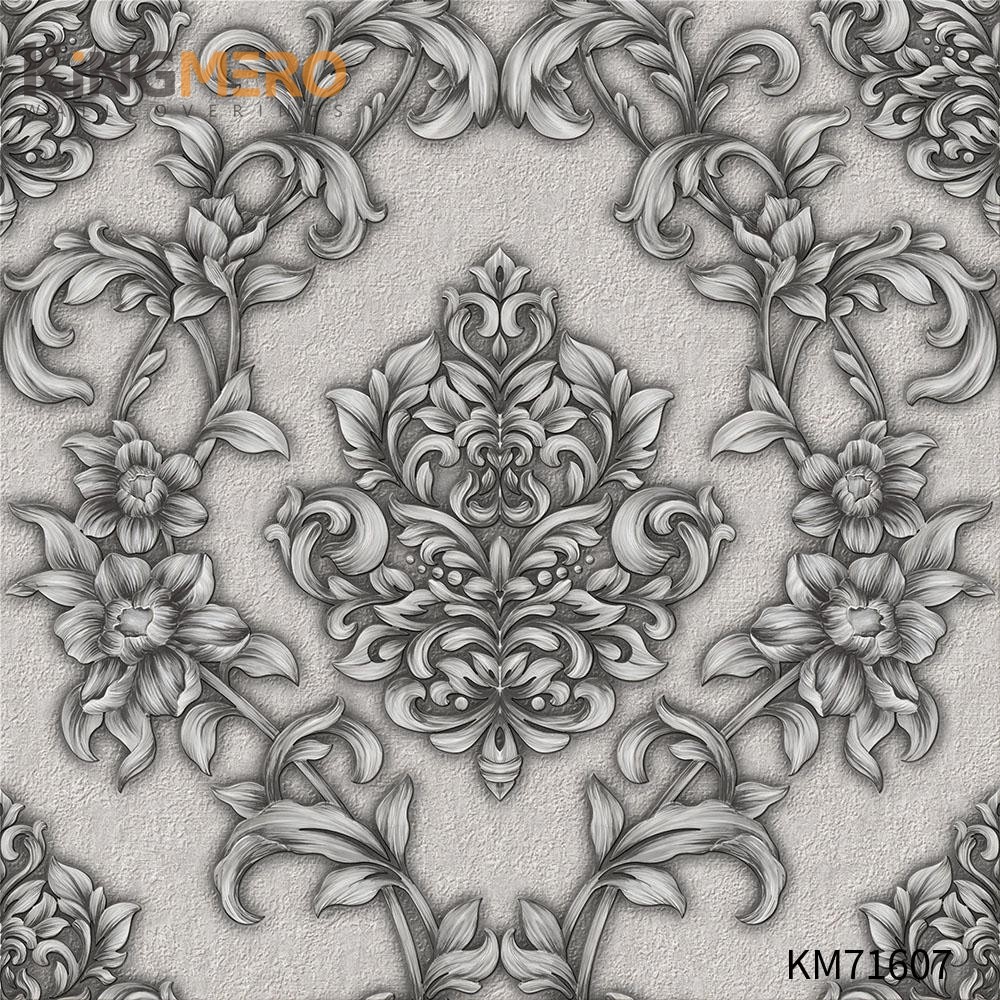 KINGMERO PVC Durable Flowers Photo studio European Deep Embossed 0.53*9.5M(±5%) wallpaper for house decoration Wallpaper SKU:KM71607