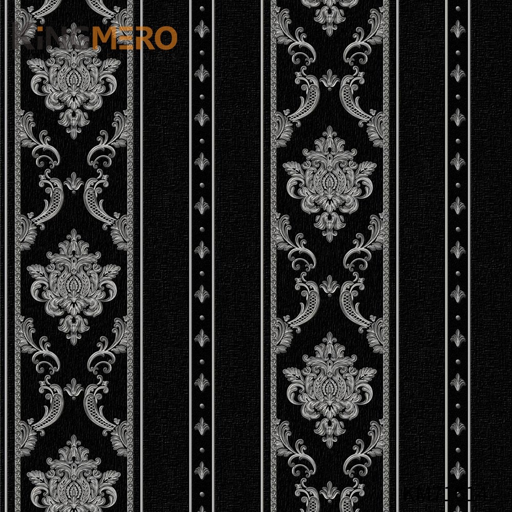 KINGMERO PVC Deep Embossed Flowers Durable European Photo studio 0.53*9.5M(±5%) design house wallpaper Wallpaper SKU:KM71614